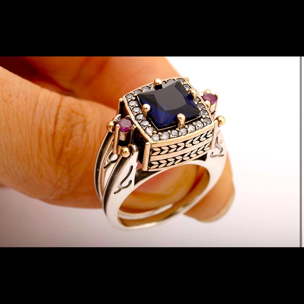 Mesmerizing MUST have reversible Turkish ring Big statement ring, best gift ever